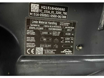 Elektrische heftruck Linde E50HL-01/600: afbeelding 4