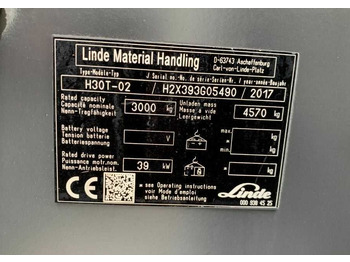 LPG heftruck LINDE H30