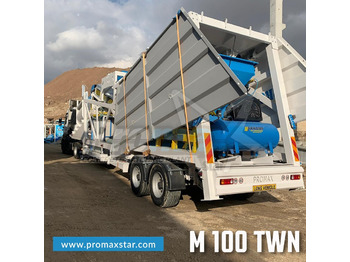 Nieuw Betoncentrale PROMAX MOBILE CONCRETE BATCHING PLANT M100-TWN (100m3/h): afbeelding 4