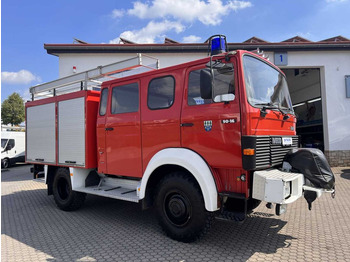 Brandweerwagen Iveco 90-16 AW 4x4 LF8 Feuerwehr Standheizung 9 Sitze: afbeelding 5