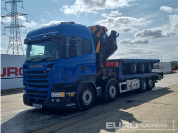 Vrachtwagen met open laadbak SCANIA R 490