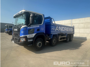 Kipper vrachtwagen SCANIA P 410