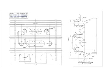 Rupsband voor Graafmachine O&K Skoplader 700mm: afbeelding 3