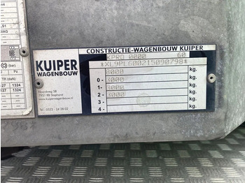 Dieplader oplegger kuiper 8 Tons Be Oplegger 670x195 laadvloerhoogte 50 cm: afbeelding 3