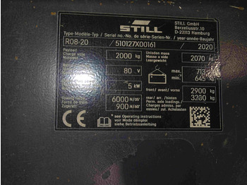 Elektrische trekker STILL R08-20: afbeelding 5