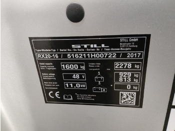 Elektrische heftruck Still RX20-16/BRONZE: afbeelding 5 Elektrische heftruck Still RX20-16/BRONZE: afbeelding 5