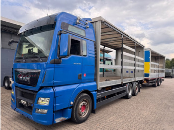 Schuifzeilen vrachtwagen MAN 26.500 TGX+Anh  LBW Euro6  Lift/Lenkachse: afbeelding 5