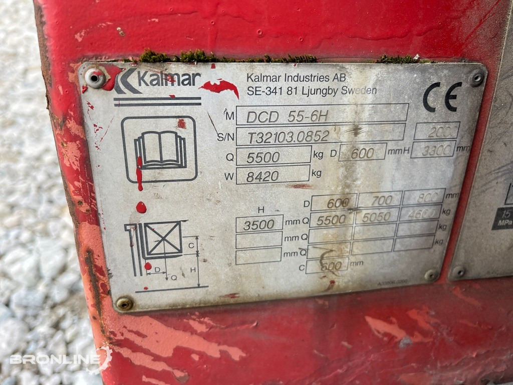 2000 Kalmar DCD 55-6H tõstuk - Diesel heftruck: afbeelding 3 2000 Kalmar DCD 55-6H tõstuk - Diesel heftruck: afbeelding 3
