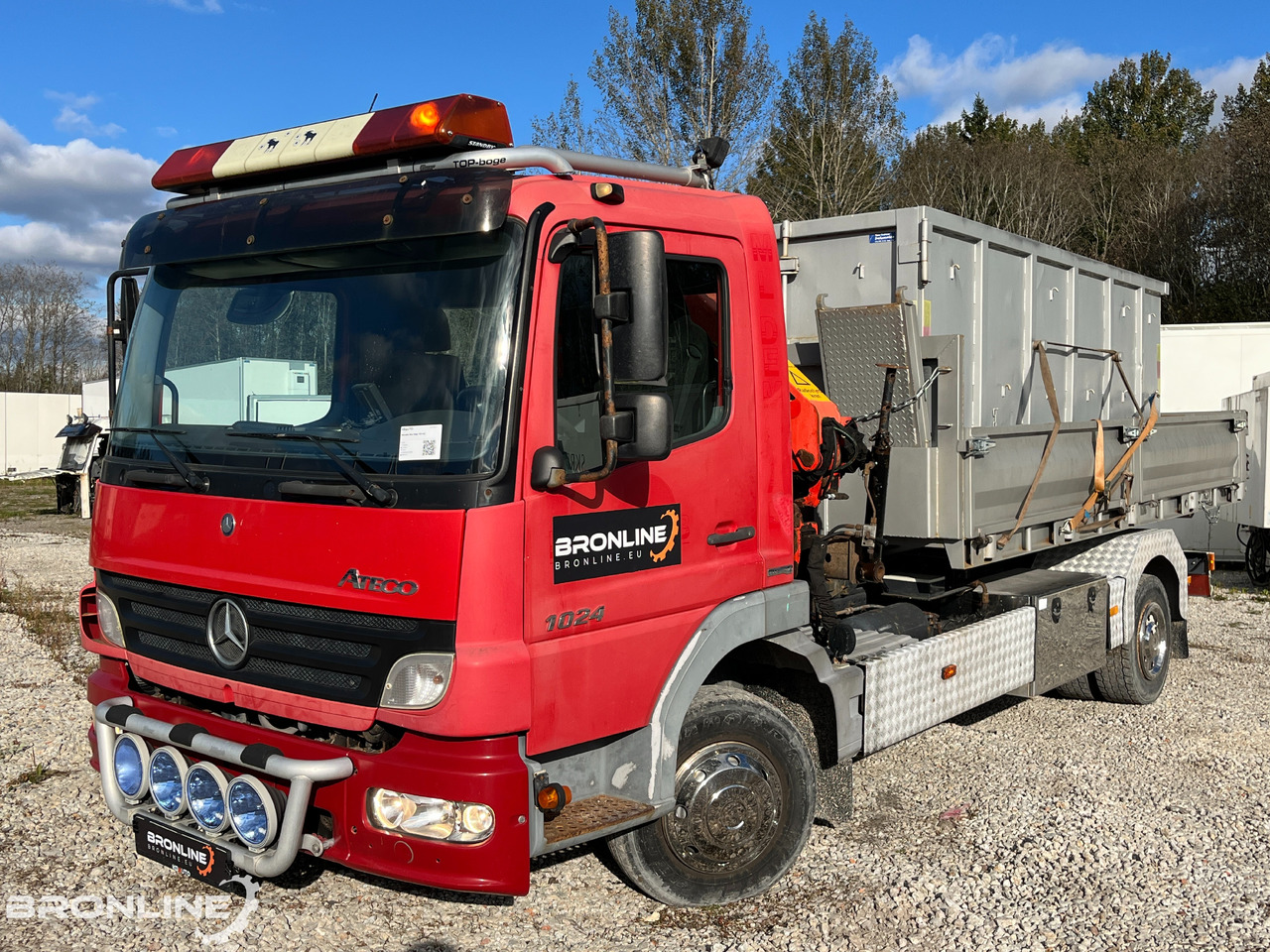 2007 Mercedes-Benz Atego 1024 Crane+Winch+Hooklift - Haakarmsysteem vrachtwagen, Kraanwagen: afbeelding 1 2007 Mercedes-Benz Atego 1024 Crane+Winch+Hooklift - Haakarmsysteem vrachtwagen, Kraanwagen: afbeelding 1