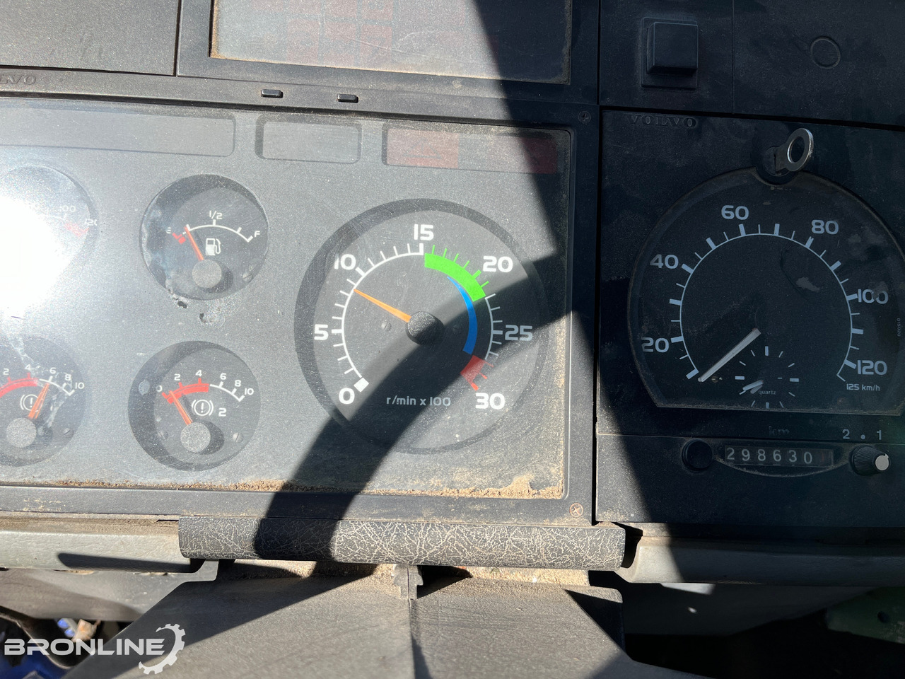 Vrachtwagen met open laadbak, Kraanwagen VOLVO FL611 + Palfinger PK 8200: afbeelding 14