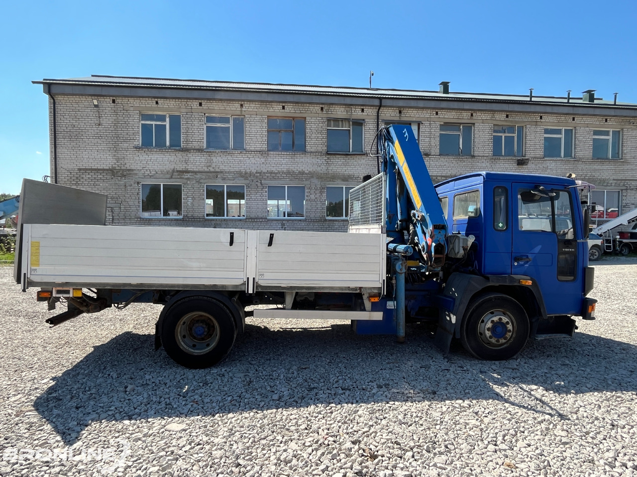 Vrachtwagen met open laadbak, Kraanwagen VOLVO FL611 + Palfinger PK 8200: afbeelding 6