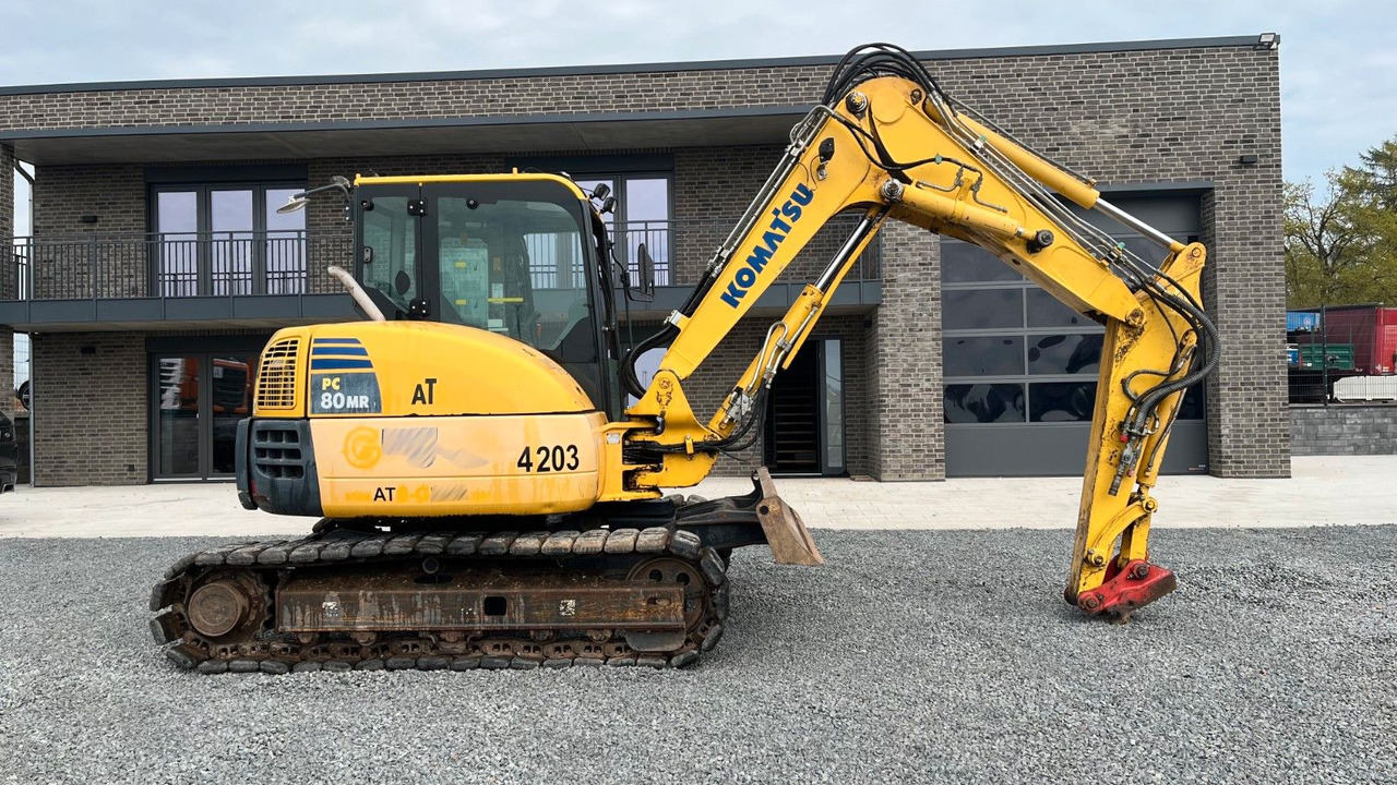 Komatsu PC80MR-3 PC80 Minibagger Verstellausleger - Minigraafmachine: afbeelding 1 Komatsu PC80MR-3 PC80 Minibagger Verstellausleger - Minigraafmachine: afbeelding 1