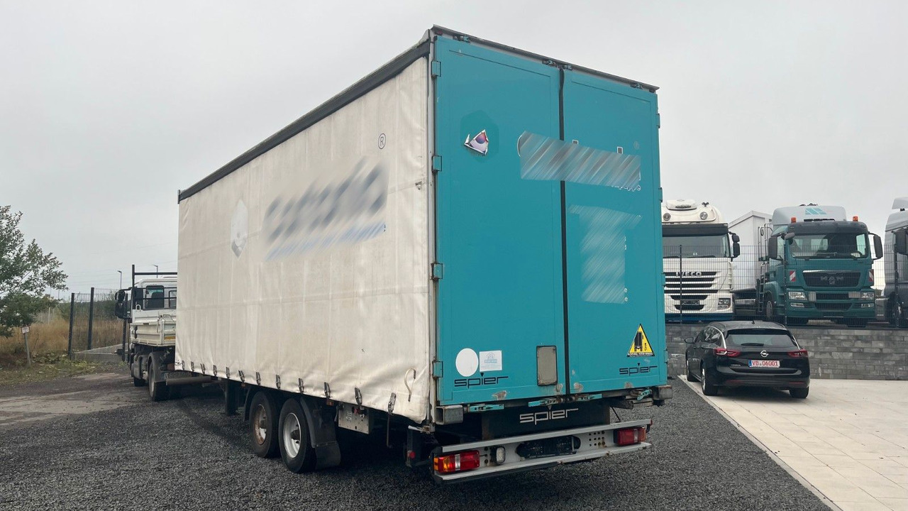 Spier ZPL 255 Tandem Anhänger BPW Achsen - Aanhangwagen met huif: afbeelding 3 Spier ZPL 255 Tandem Anhänger BPW Achsen - Aanhangwagen met huif: afbeelding 3