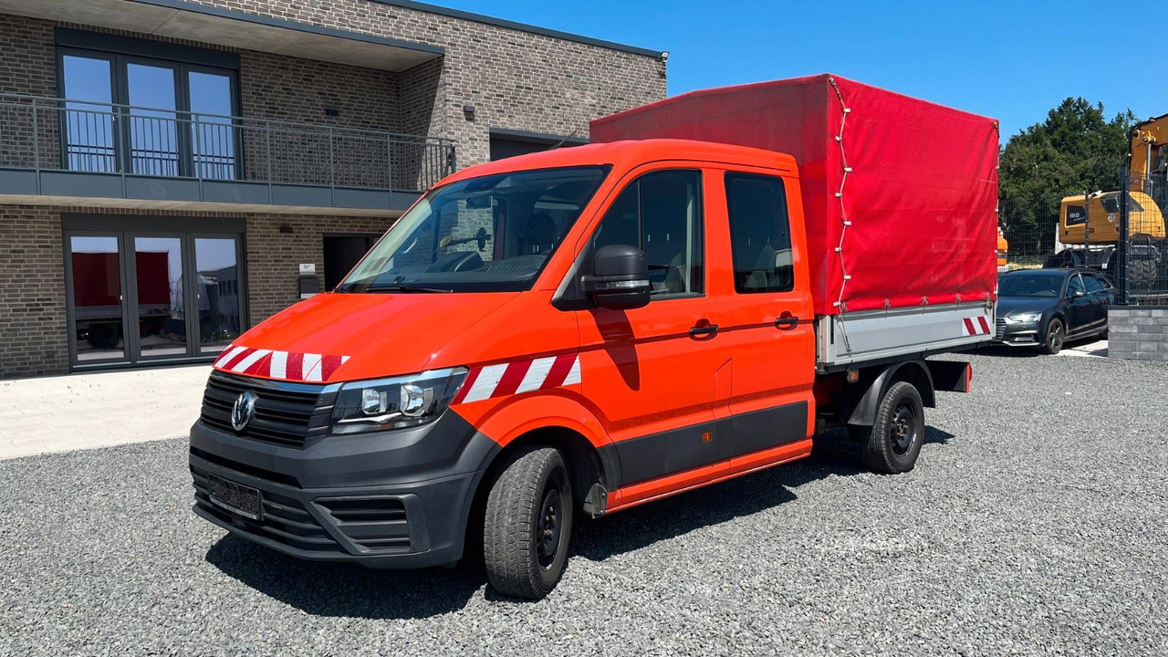 Volkswagen Crafter Pritsche Plane 35 DOKA mittellang RWD - Huifzeil bedrijfswagen, Bestelwagen met dubbele cabine: afbeelding 2 Volkswagen Crafter Pritsche Plane 35 DOKA mittellang RWD - Huifzeil bedrijfswagen, Bestelwagen met dubbele cabine: afbeelding 2