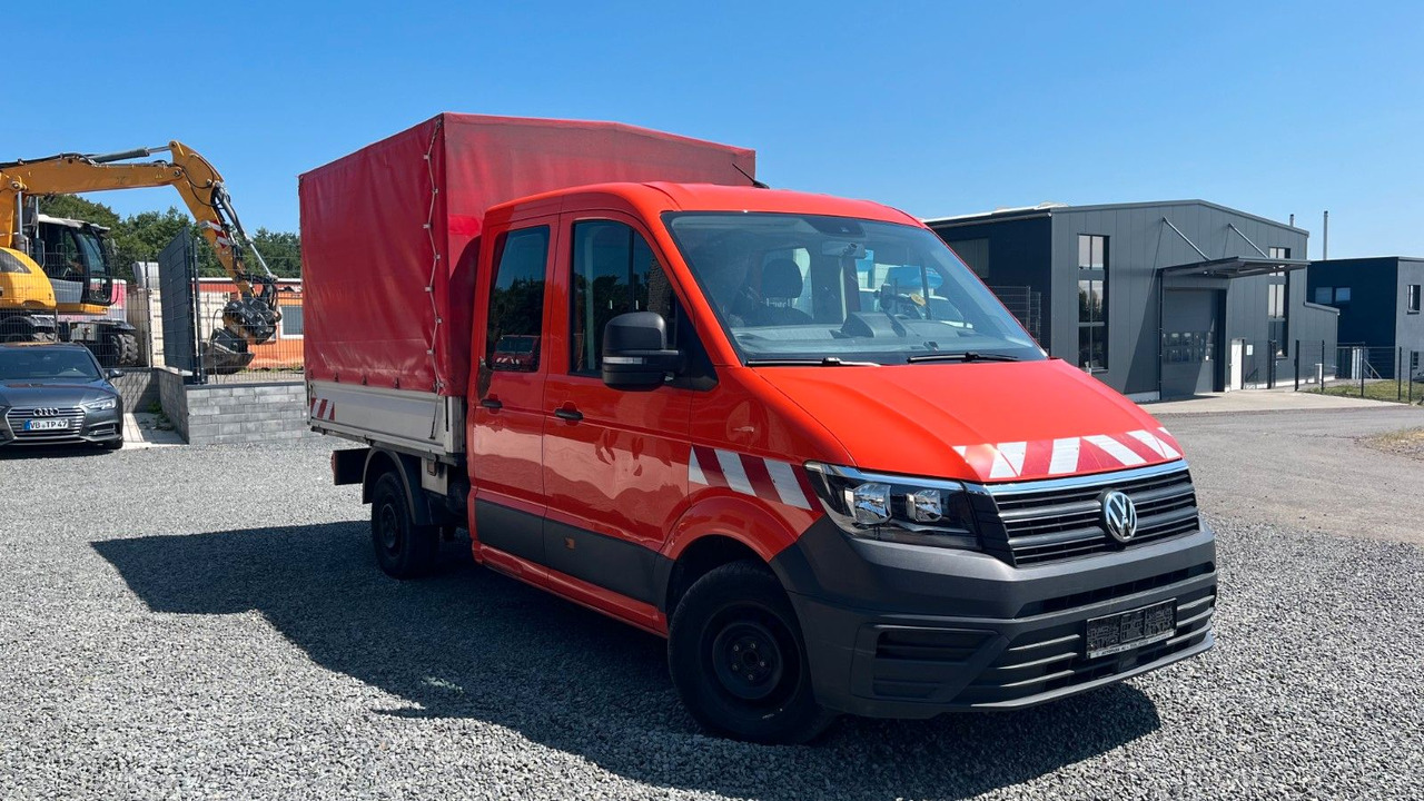 Volkswagen Crafter Pritsche Plane 35 DOKA mittellang RWD - Huifzeil bedrijfswagen, Bestelwagen met dubbele cabine: afbeelding 3 Volkswagen Crafter Pritsche Plane 35 DOKA mittellang RWD - Huifzeil bedrijfswagen, Bestelwagen met dubbele cabine: afbeelding 3