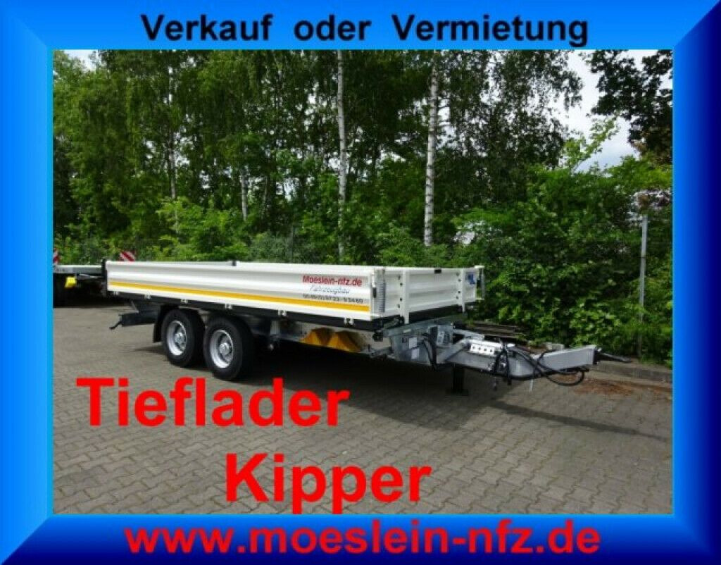 Möslein 13 t Tandem 3- Seitenkipper Tieflader-- Neufahr - Kipper aanhangwagen: afbeelding 2 Möslein 13 t Tandem 3- Seitenkipper Tieflader-- Neufahr - Kipper aanhangwagen: afbeelding 2