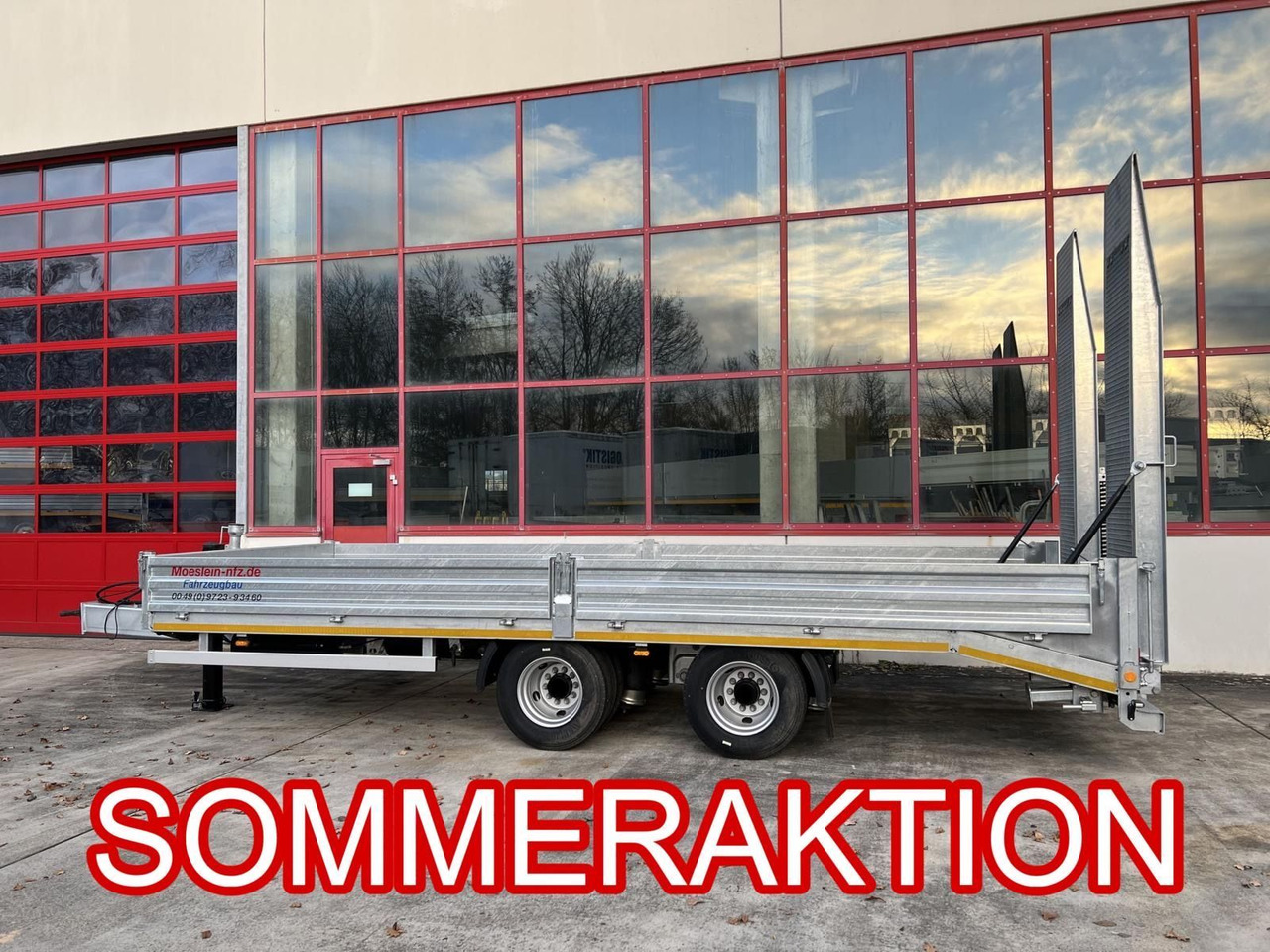 Dieplader aanhangwagen Möslein 19 t Tandemtieflader-- Neufahrzeug --: afbeelding 1
