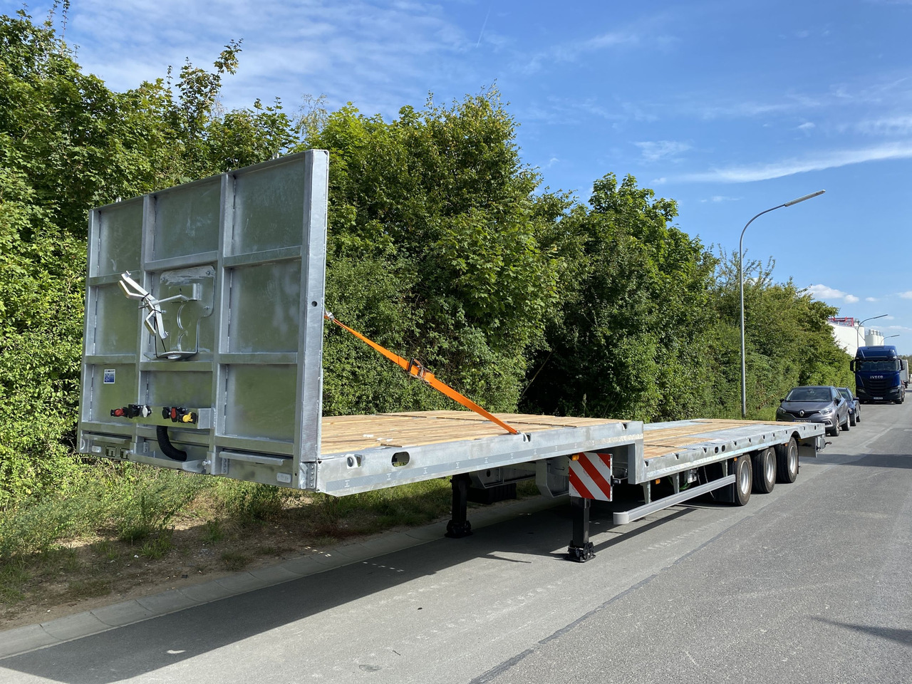 Möslein ST 3-Plato 9,4 3 Achs Satteltieflader Plato 45 t GGfür Fertigteile, Baumaschinen oder Container - Vlakke/ Open oplegger: afbeelding 3 Möslein ST 3-Plato 9,4 3 Achs Satteltieflader Plato 45 t GGfür Fertigteile, Baumaschinen oder Container - Vlakke/ Open oplegger: afbeelding 3