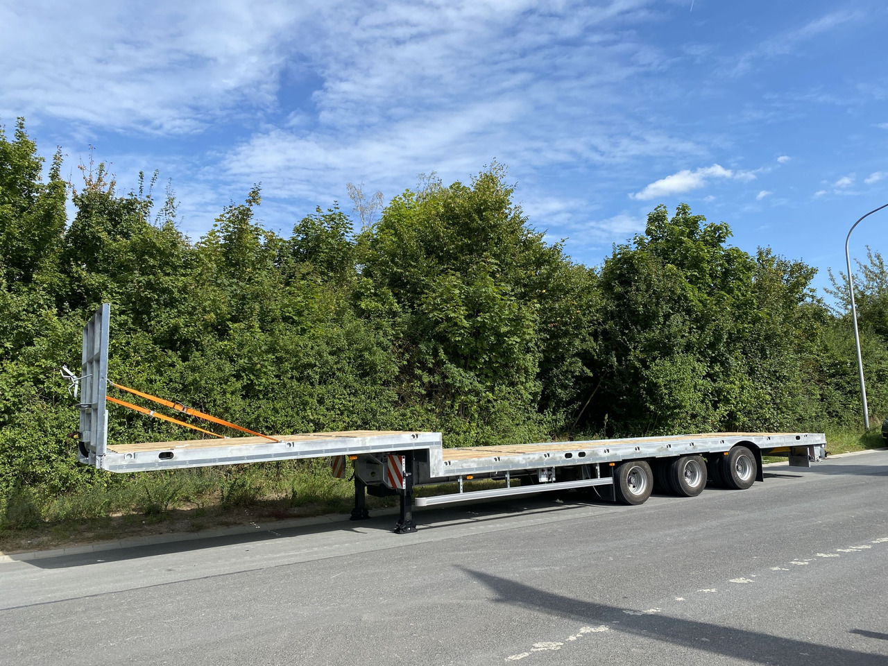 Möslein ST 3-Plato 9,4 3 Achs Satteltieflader Plato 45 t GGfür Fertigteile, Baumaschinen oder Container - Vlakke/ Open oplegger: afbeelding 1 Möslein ST 3-Plato 9,4 3 Achs Satteltieflader Plato 45 t GGfür Fertigteile, Baumaschinen oder Container - Vlakke/ Open oplegger: afbeelding 1