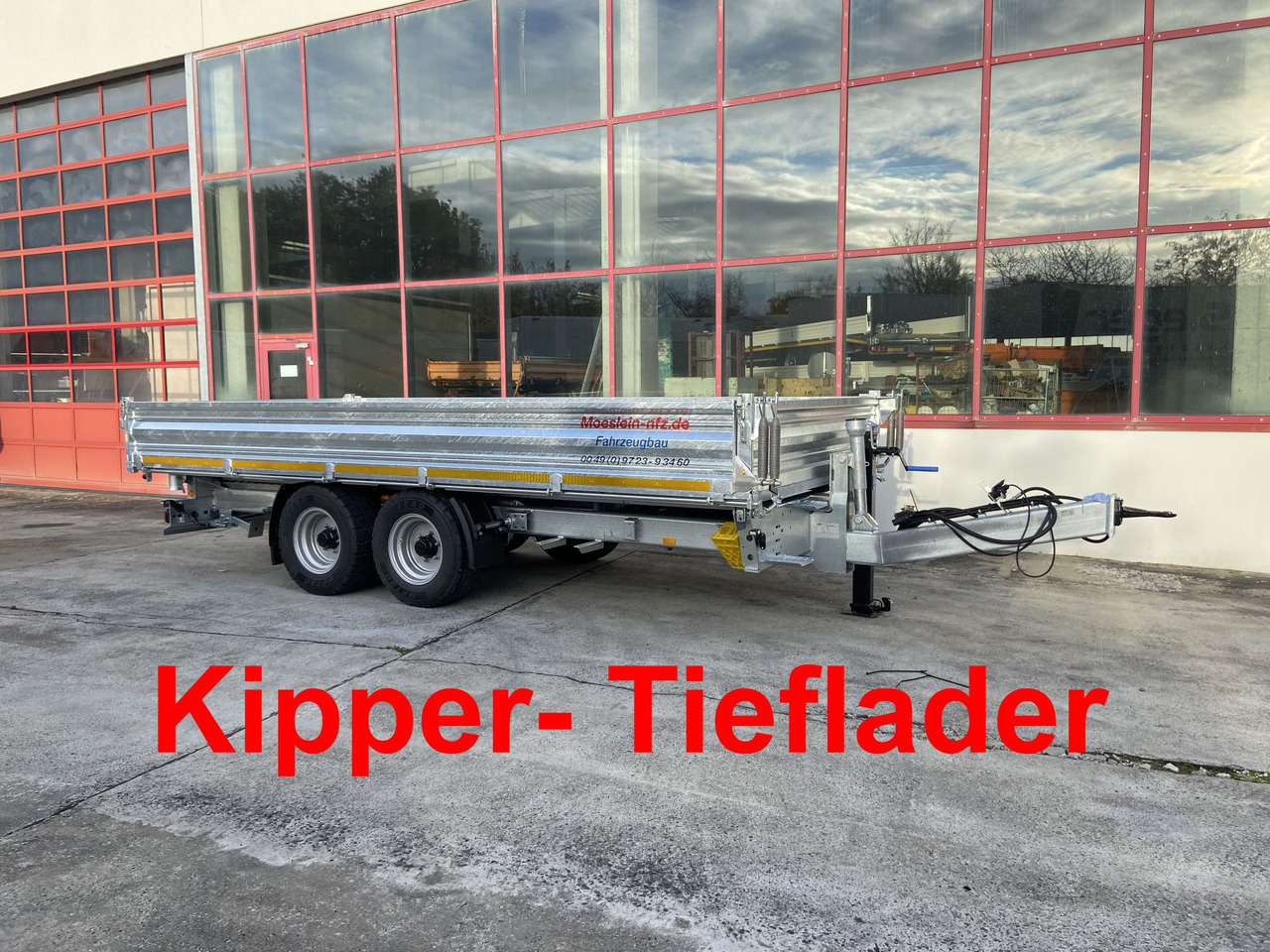 Möslein TTD 11 Breite Reifen 5,70 lang Kipper Tieflader, Breite Reifen, 5,70 m lang-- Neufahrzeug -- - Kipper aanhangwagen: afbeelding 5 Möslein TTD 11 Breite Reifen 5,70 lang Kipper Tieflader, Breite Reifen, 5,70 m lang-- Neufahrzeug -- - Kipper aanhangwagen: afbeelding 5