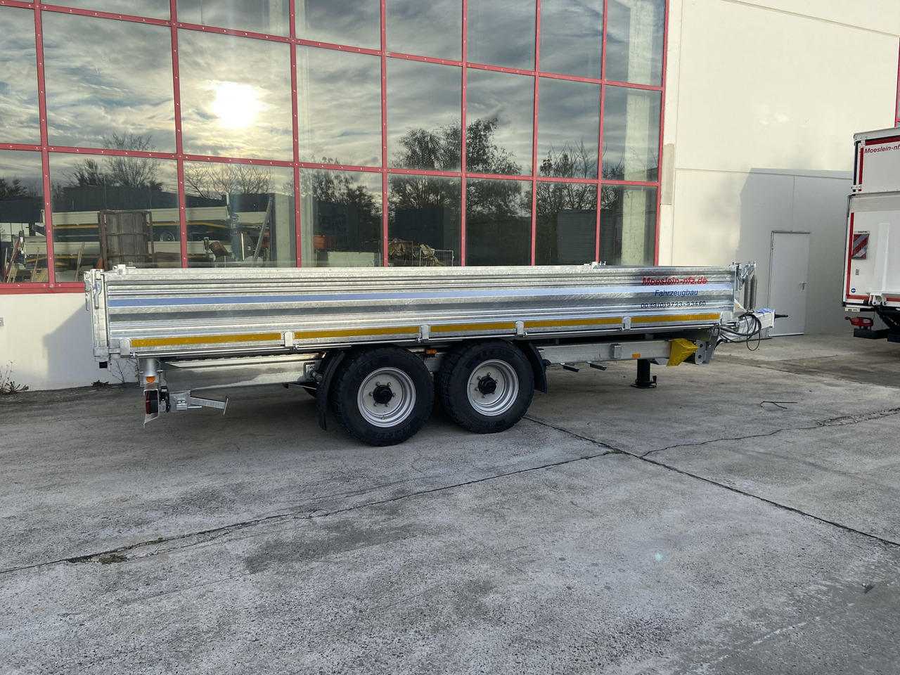 Nieuw Kipper aanhangwagen Möslein TTD 11 Breite Reifen  5,70 lang  Kipper Tieflader, Breite Reifen, 5,70 m lang-- Neufahrzeug --: afbeelding 9