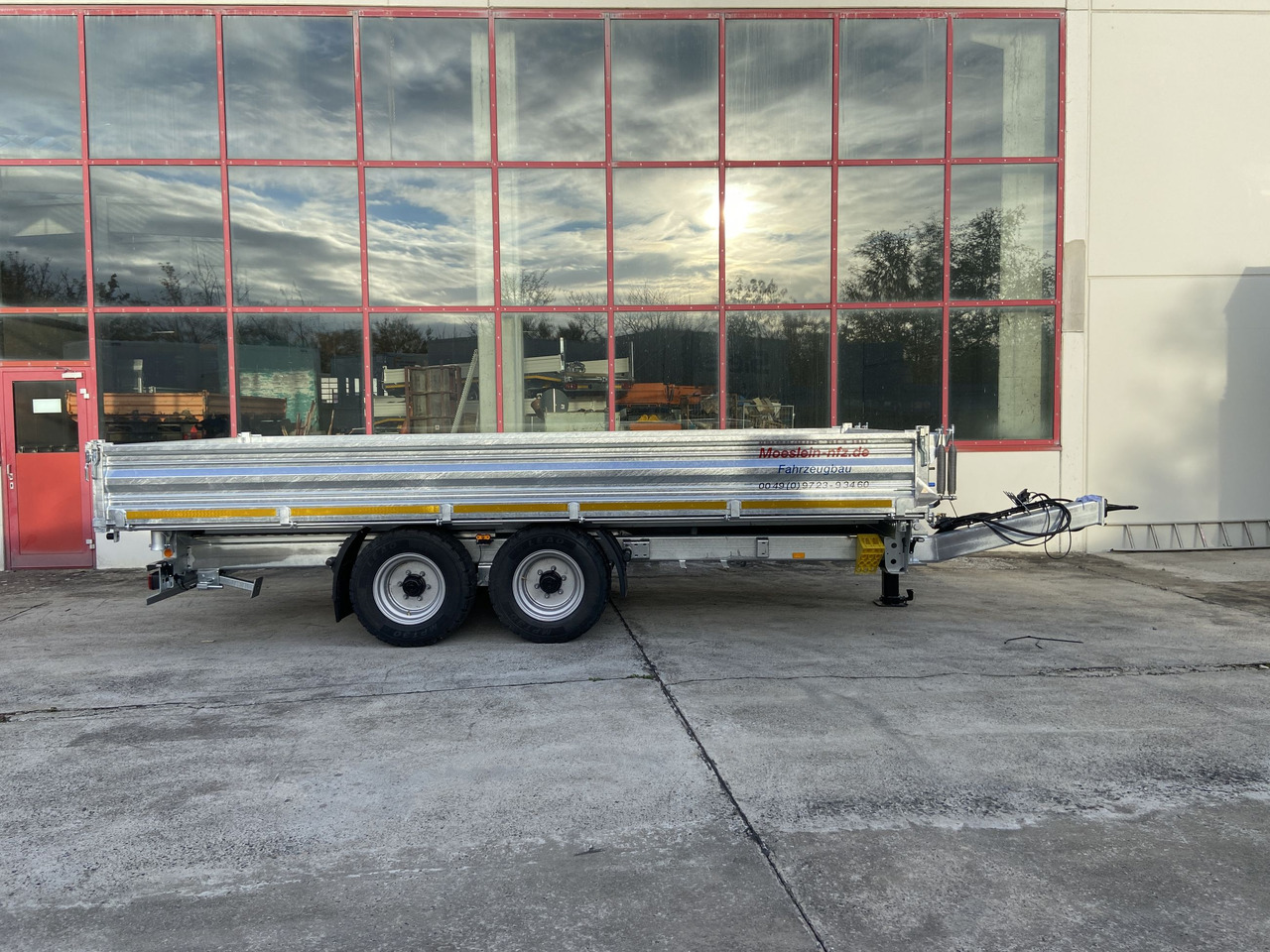 Nieuw Kipper aanhangwagen Möslein TTD 11 Breite Reifen  5,70 lang  Kipper Tieflader, Breite Reifen, 5,70 m lang-- Neufahrzeug --: afbeelding 10