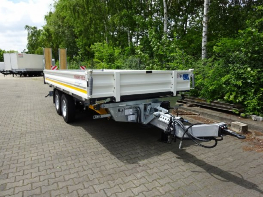 Nieuw Kipper aanhangwagen Möslein TTD 11 Weiß  neuer Tandem 3- Seitenkipper Tieflader-- Neufahrzeug --: afbeelding 11