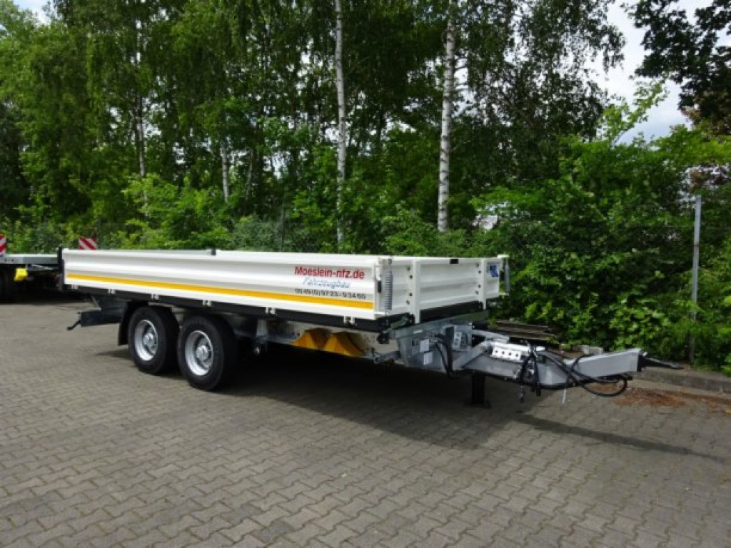 Nieuw Kipper aanhangwagen Möslein TTD 11 Weiß  neuer Tandem 3- Seitenkipper Tieflader-- Neufahrzeug --: afbeelding 10