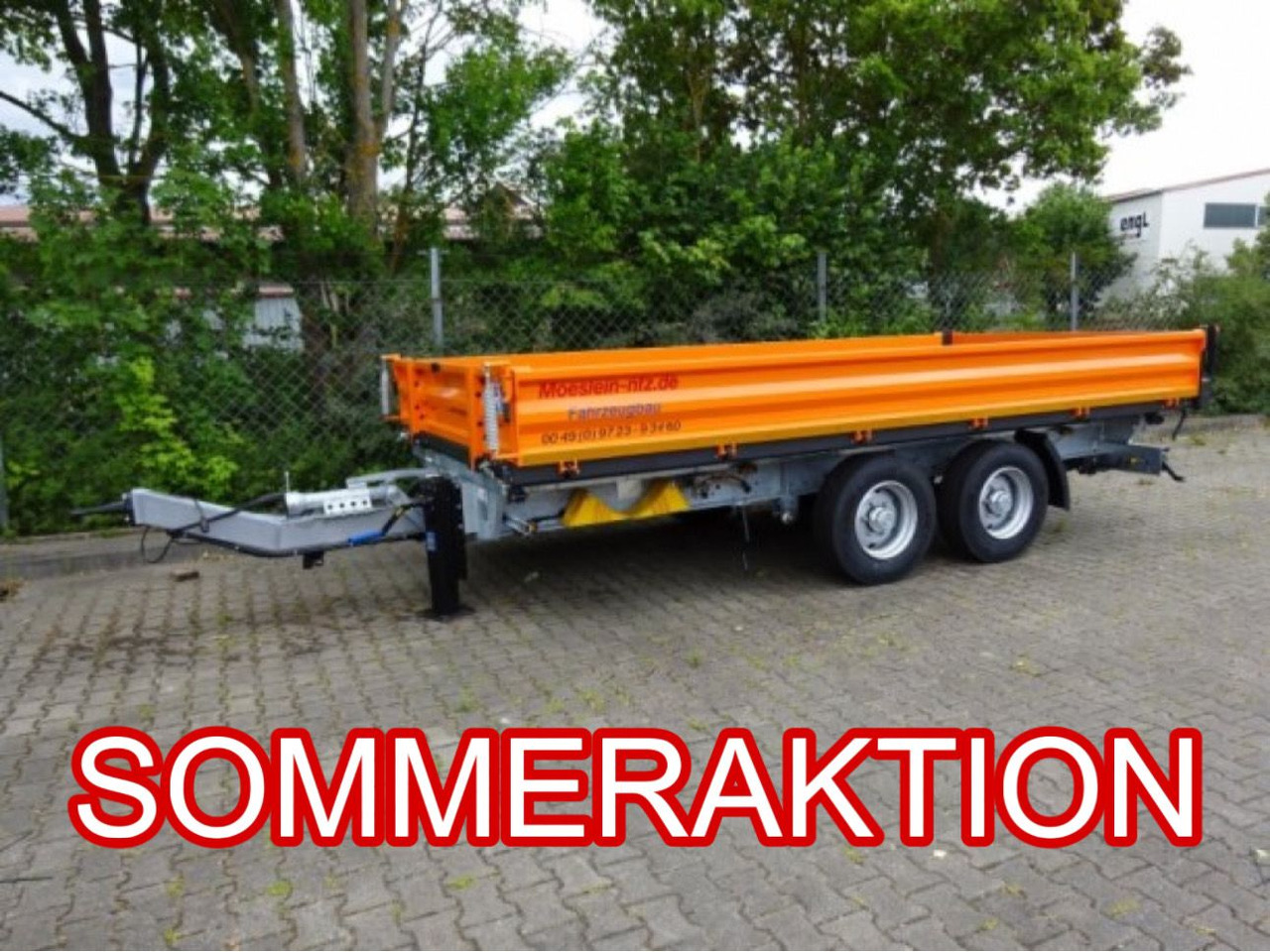 Möslein TTD 13 Orange 13 t Tandem 3- Seitenkipper Tieflader-- Neufahrzeug -- - Kipper aanhangwagen: afbeelding 1 Möslein TTD 13 Orange 13 t Tandem 3- Seitenkipper Tieflader-- Neufahrzeug -- - Kipper aanhangwagen: afbeelding 1