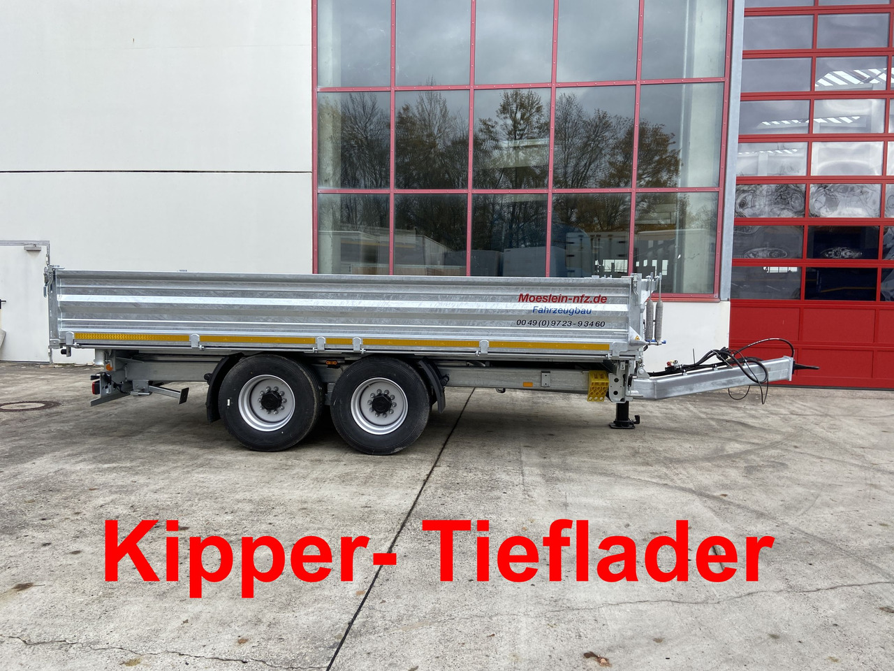 Möslein TTD 14 5,70 m 14 t Tandem- Kipper Tieflader 5,70 m lang, Breite Reifen-- Neufahrzeug -- - Kipper aanhangwagen: afbeelding 1 Möslein TTD 14 5,70 m 14 t Tandem- Kipper Tieflader 5,70 m lang, Breite Reifen-- Neufahrzeug -- - Kipper aanhangwagen: afbeelding 1