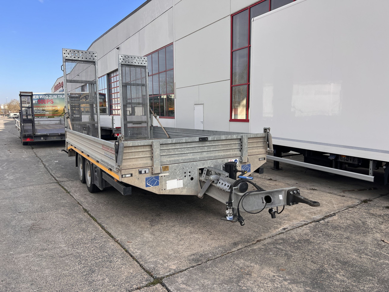 Möslein TTS 11 Schwebheim Tandemtieflader, Breite Rampen, Wenig Benutzt - Dieplader aanhangwagen: afbeelding 5 Möslein TTS 11 Schwebheim Tandemtieflader, Breite Rampen, Wenig Benutzt - Dieplader aanhangwagen: afbeelding 5