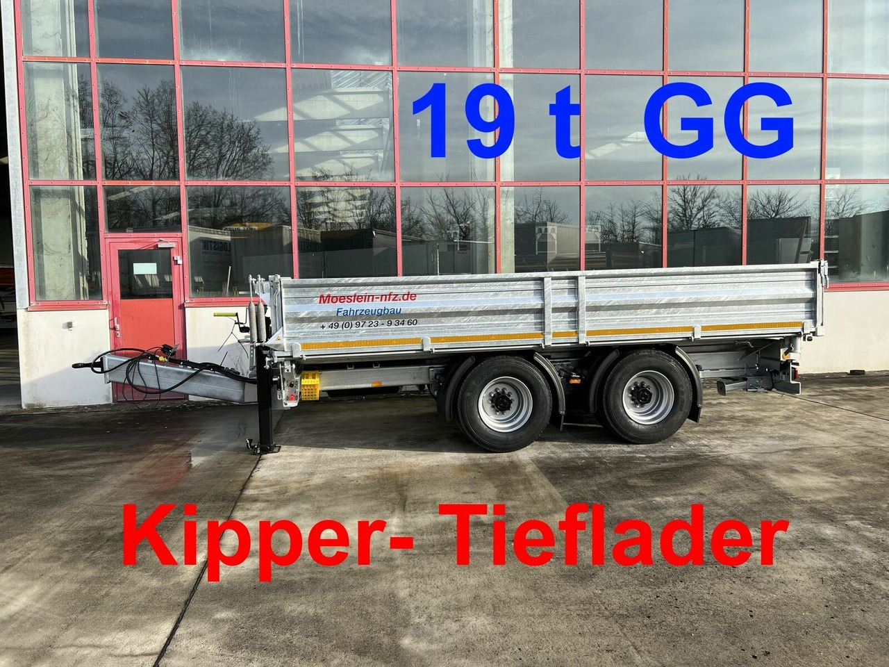 Möslein neuer 19 t Tandemkipper- Tieflader - Kipper aanhangwagen: afbeelding 1 Möslein neuer 19 t Tandemkipper- Tieflader - Kipper aanhangwagen: afbeelding 1
