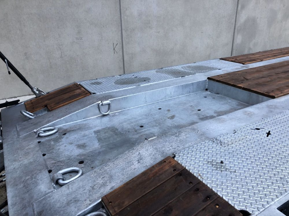 Dieplader aanhangwagen Möslein  neuer 4 Achs Tieflader hydraulischen Rampen: afbeelding 9