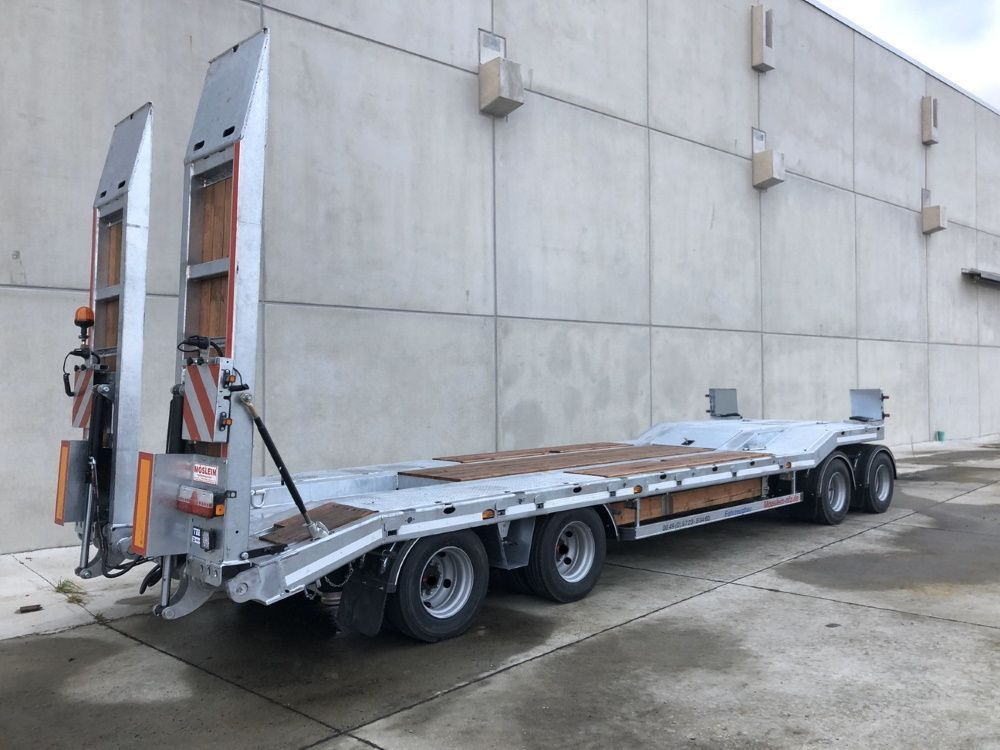 Dieplader aanhangwagen Möslein  neuer 4 Achs Tieflader hydraulischen Rampen: afbeelding 12