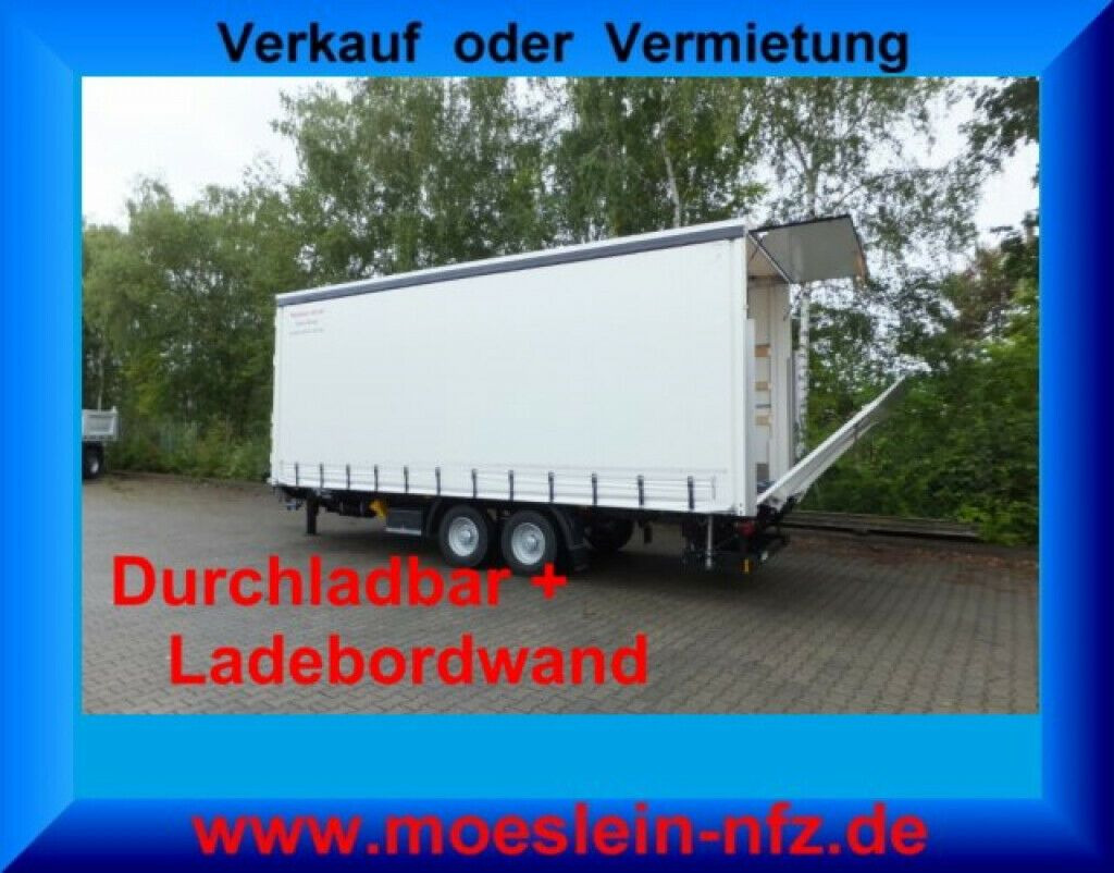 Möslein neuer Planenanhänger, Ladebordwand + Durchladba - Aanhangwagen met huif: afbeelding 1 Möslein neuer Planenanhänger, Ladebordwand + Durchladba - Aanhangwagen met huif: afbeelding 1