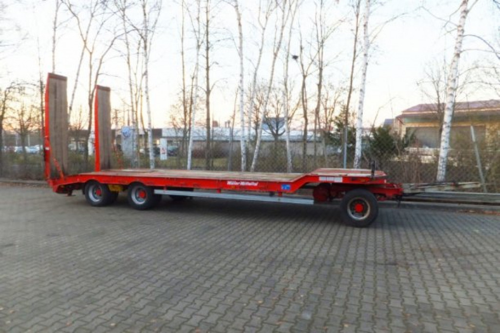 Müller Mitteltal T 3 3 Achs Tieflader- Anhänger - Dieplader aanhangwagen: afbeelding 3 Müller Mitteltal T 3 3 Achs Tieflader- Anhänger - Dieplader aanhangwagen: afbeelding 3