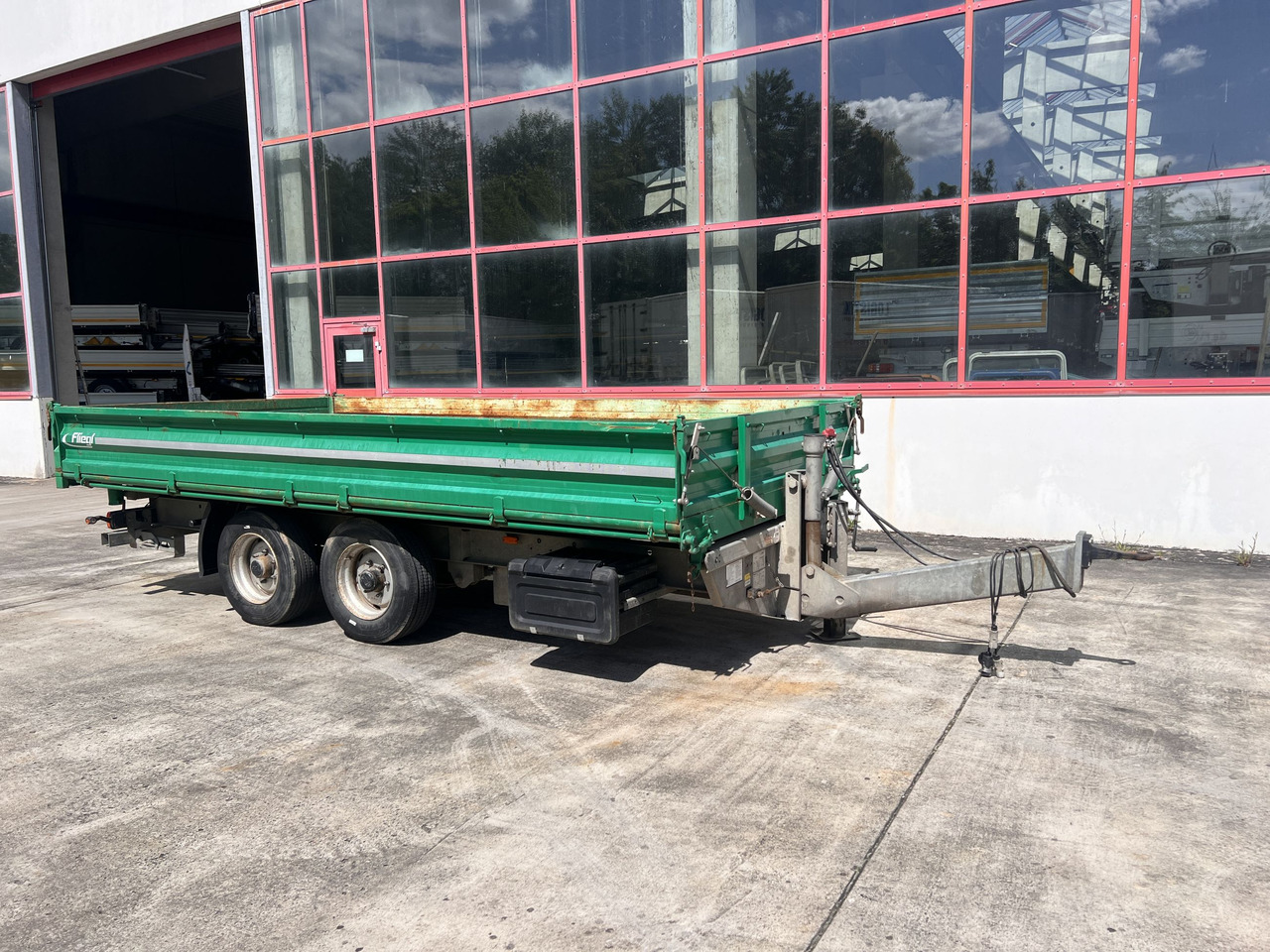 TK Tandemkipper- Tieflader, wenig Benutzt - Kipper aanhangwagen: afbeelding 2 TK Tandemkipper- Tieflader, wenig Benutzt - Kipper aanhangwagen: afbeelding 2