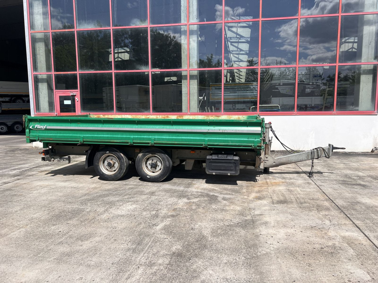 Tandemkipper- Tieflader, wenig Benutzt - Kipper aanhangwagen: afbeelding 1 Tandemkipper- Tieflader, wenig Benutzt - Kipper aanhangwagen: afbeelding 1