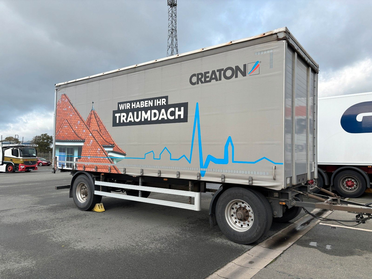 AZP18 Plane + Staplerhalterung - Aanhangwagen met huif: afbeelding 5 AZP18 Plane + Staplerhalterung - Aanhangwagen met huif: afbeelding 5