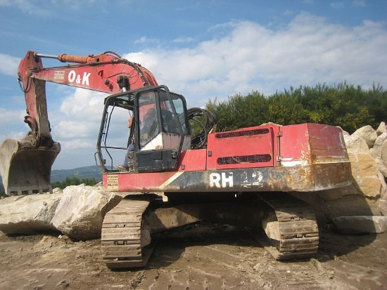 Rupsgraafmachine O&K RH12 (PIEZAS / DESGUACE): afbeelding 1