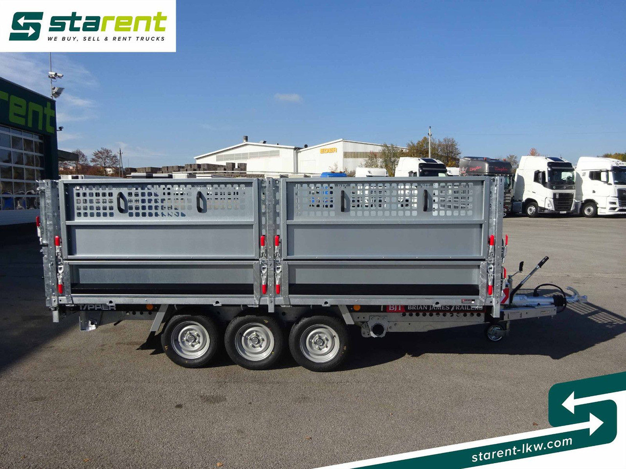 Brian James Trailers Tipper, Elektrisch Kippbar, Rampen - Open/ Plateau aanhangwagen: afbeelding 4 Brian James Trailers Tipper, Elektrisch Kippbar, Rampen - Open/ Plateau aanhangwagen: afbeelding 4
