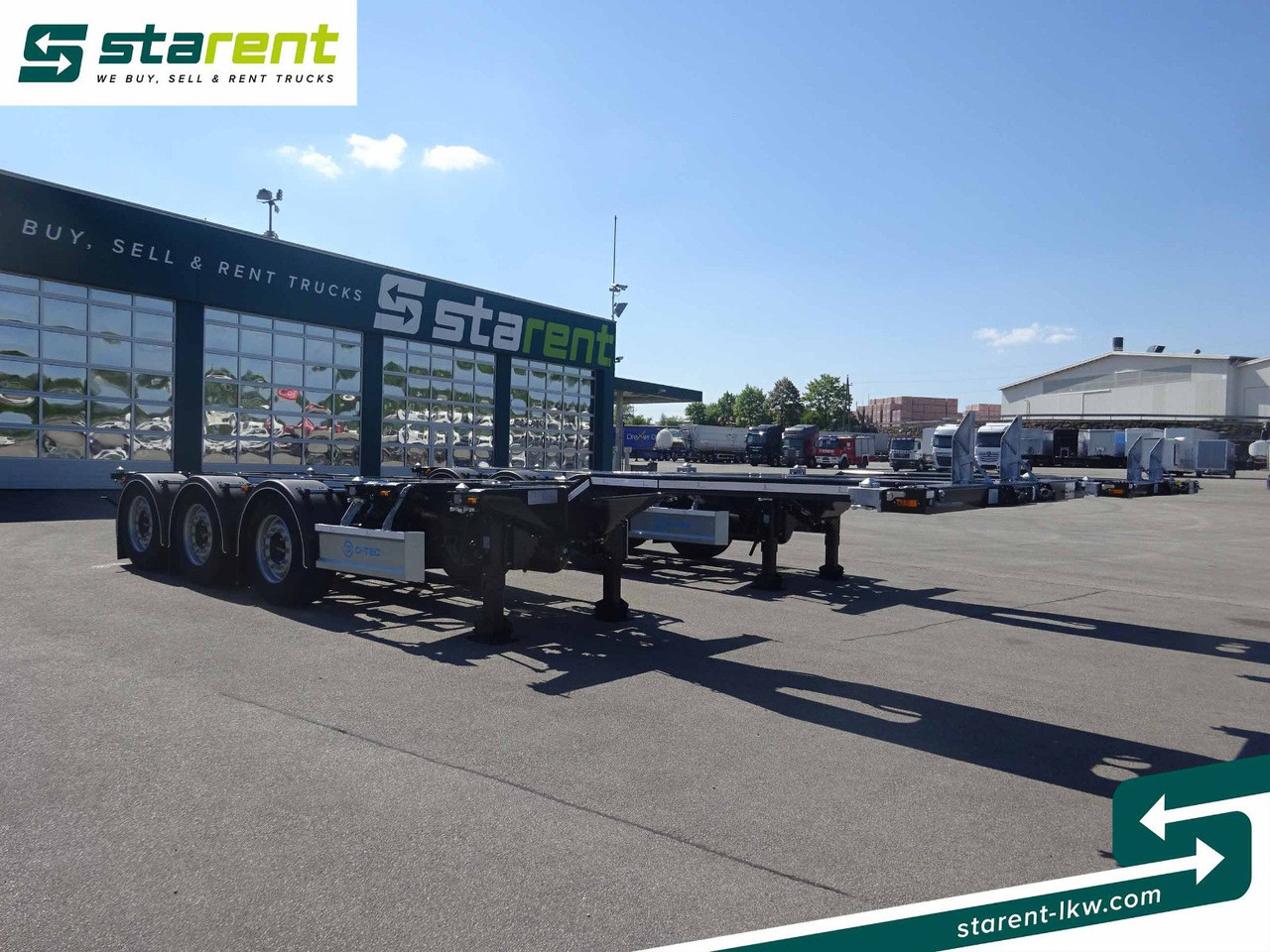 D-TEC Flexitrailer LS Containerchassis ADR, Liftachse - Containertransporter/ Wissellaadbak oplegger: afbeelding 3 D-TEC Flexitrailer LS Containerchassis ADR, Liftachse - Containertransporter/ Wissellaadbak oplegger: afbeelding 3