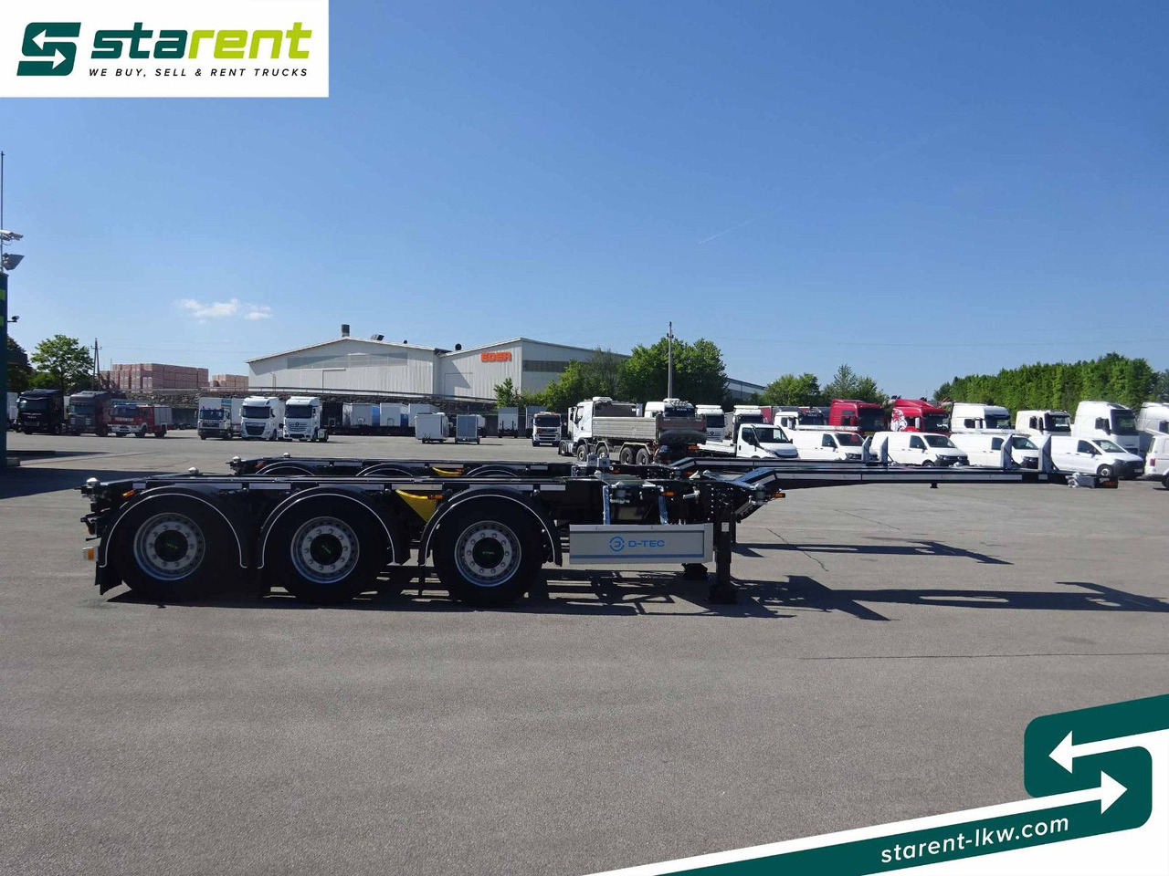 D-TEC Flexitrailer LS Containerchassis ADR, Liftachse - Containertransporter/ Wissellaadbak oplegger: afbeelding 4 D-TEC Flexitrailer LS Containerchassis ADR, Liftachse - Containertransporter/ Wissellaadbak oplegger: afbeelding 4