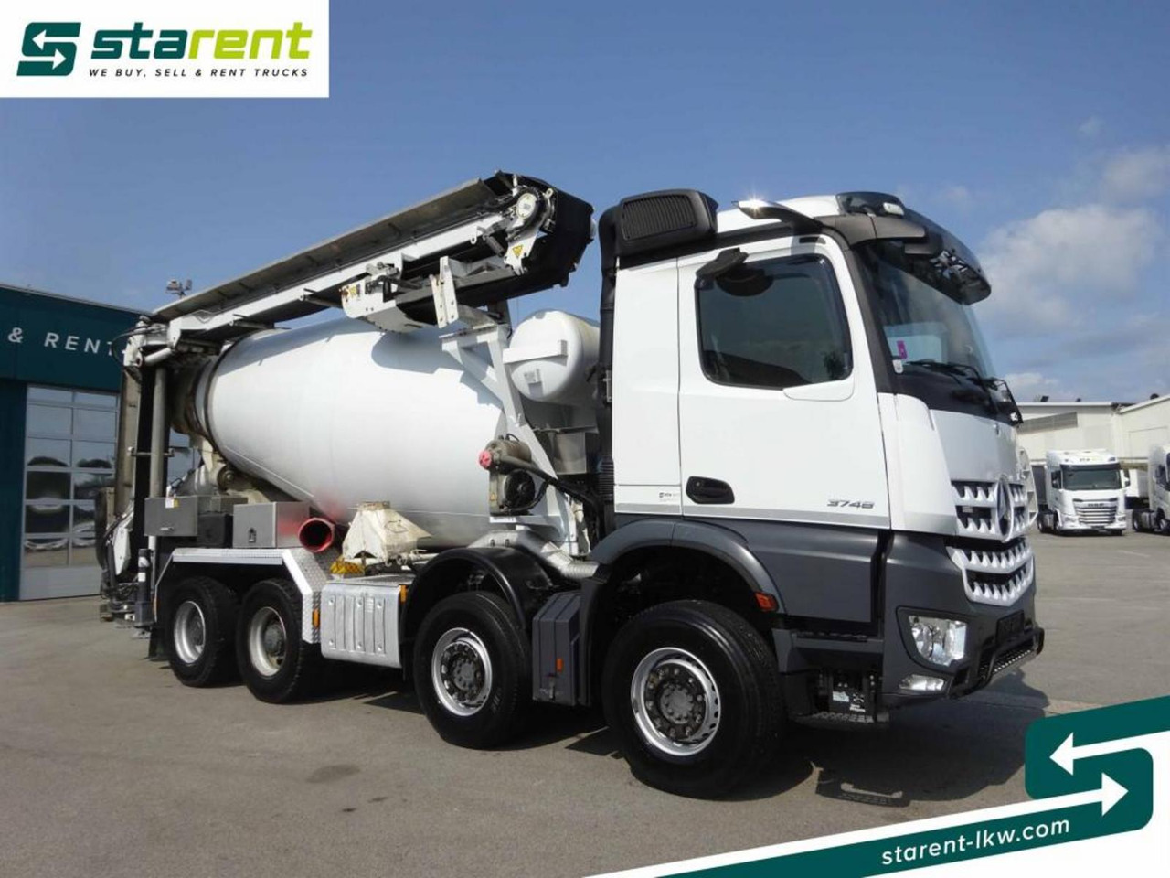 Mercedes Benz Arocs 3748 8x4 Liebherr Betonmischer + Förderband - Betonmixer: afbeelding 3 Mercedes Benz Arocs 3748 8x4 Liebherr Betonmischer + Förderband - Betonmixer: afbeelding 3