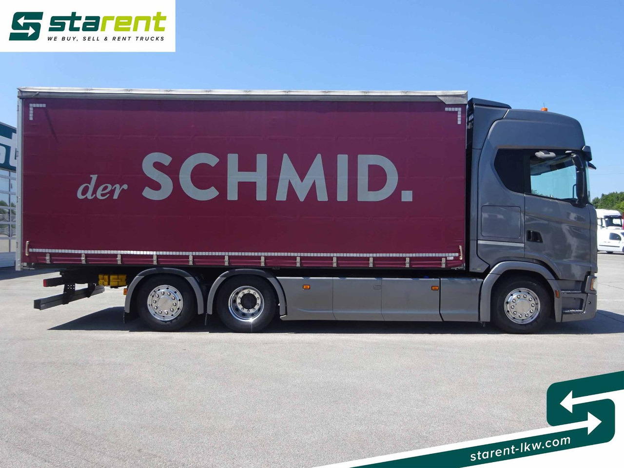 Scania S500 Planen Aufbau Schwarzmüller 6x2, Standklima - Schuifzeilen vrachtwagen: afbeelding 4 Scania S500 Planen Aufbau Schwarzmüller 6x2, Standklima - Schuifzeilen vrachtwagen: afbeelding 4