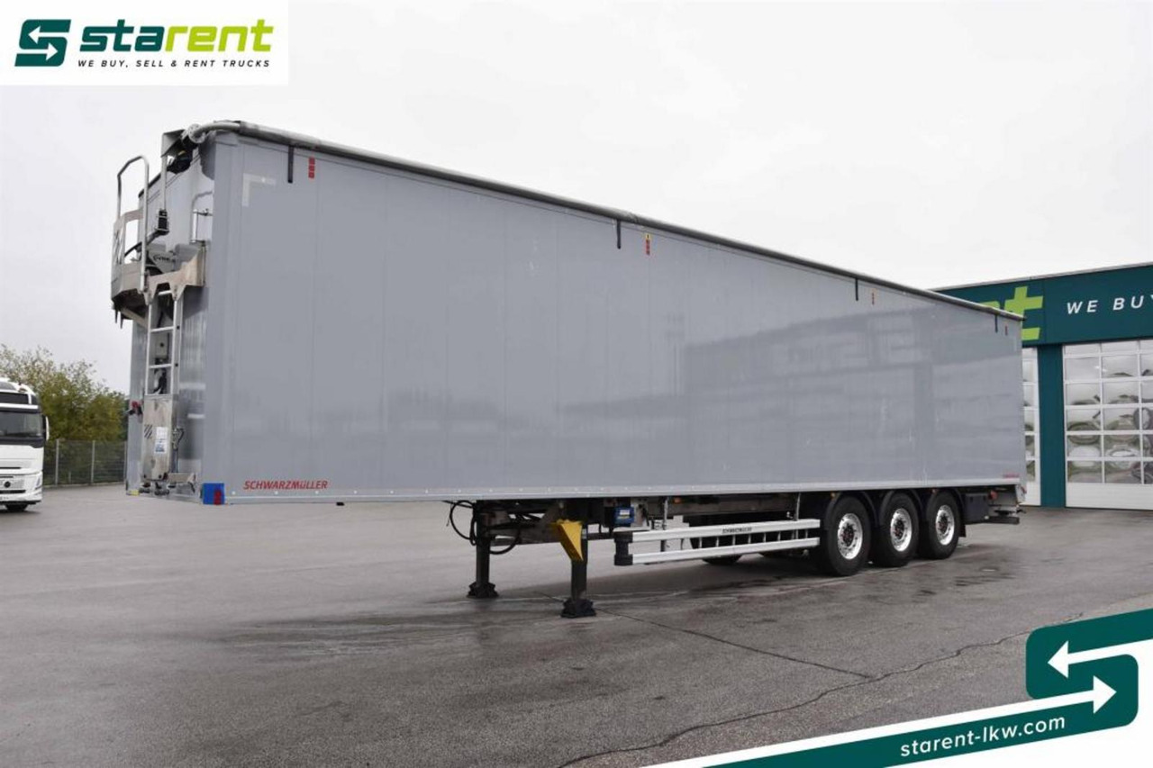 Schwarzmüller Schubbodenauflieger 10mm elektrisches Verdeck 91m³ - Schuifvloer oplegger: afbeelding 1 Schwarzmüller Schubbodenauflieger 10mm elektrisches Verdeck 91m³ - Schuifvloer oplegger: afbeelding 1