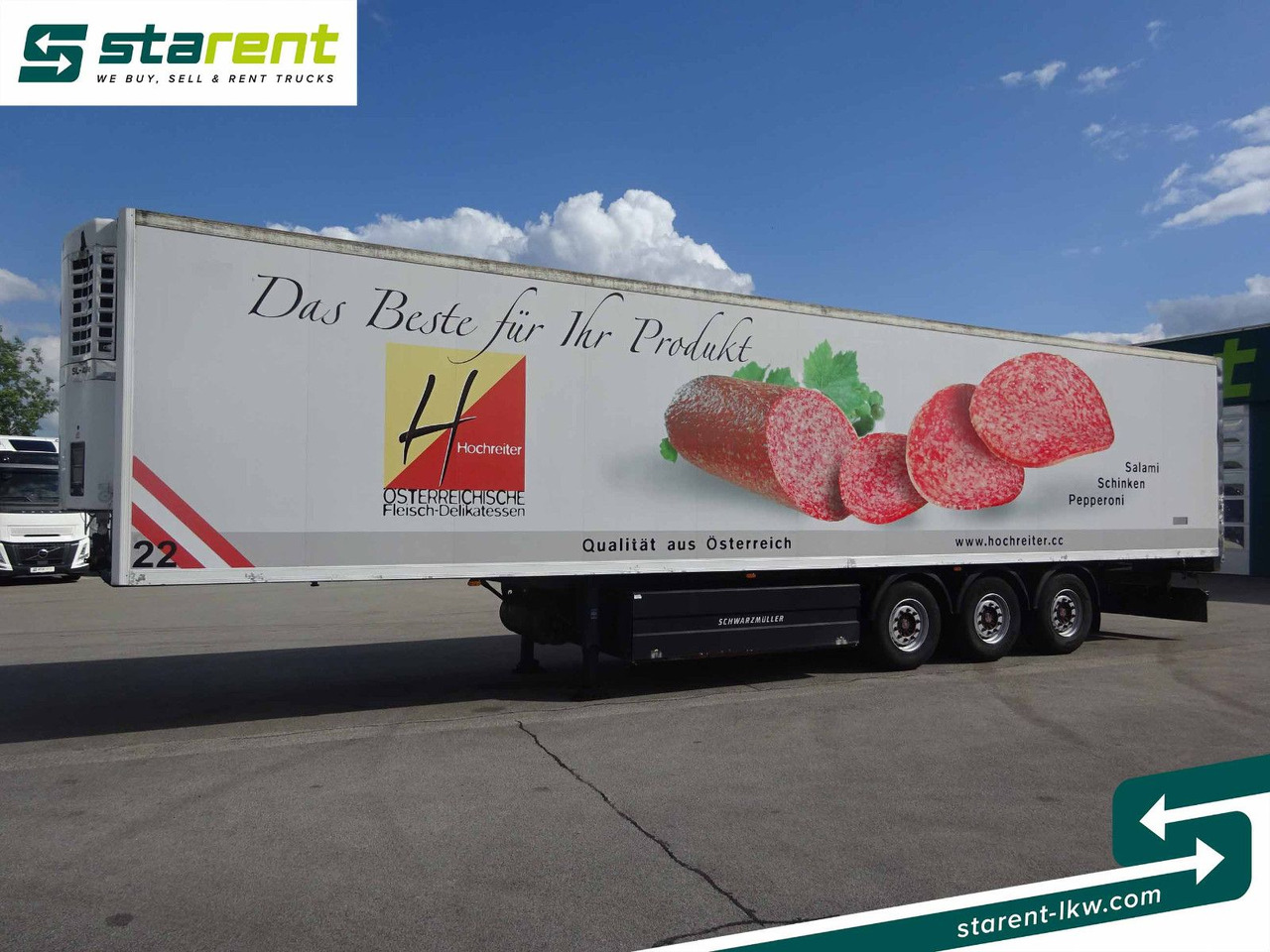 Schwarzmüller Thermotrailer, Thermo King SL400, Liftachse, SAF - Koelwagen oplegger: afbeelding 1 Schwarzmüller Thermotrailer, Thermo King SL400, Liftachse, SAF - Koelwagen oplegger: afbeelding 1