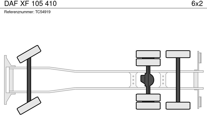 Vrachtwagen met open laadbak DAF XF 105 410: afbeelding 12 Vrachtwagen met open laadbak DAF XF 105 410: afbeelding 12