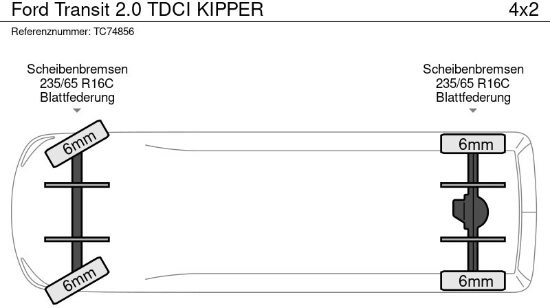 Ford Transit 2.0 TDCI KIPPER - Kipper bestelwagen: afbeelding 5 Ford Transit 2.0 TDCI KIPPER - Kipper bestelwagen: afbeelding 5