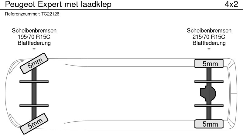 Peugeot Expert met laadklep - Gesloten bestelwagen: afbeelding 5 Peugeot Expert met laadklep - Gesloten bestelwagen: afbeelding 5